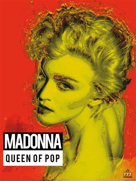 madonna poster queen of pop music art print 18x24 music art print madonna pop music
