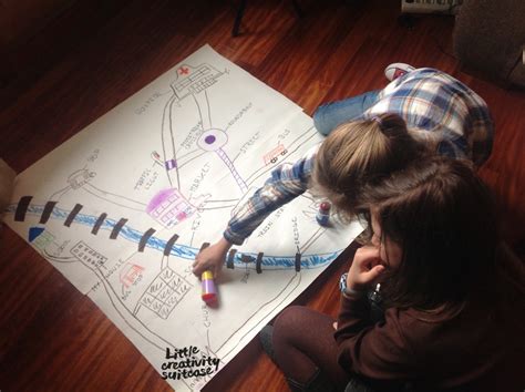 Crear Un Mapa Con Niños Little Creativity Suitcase Little