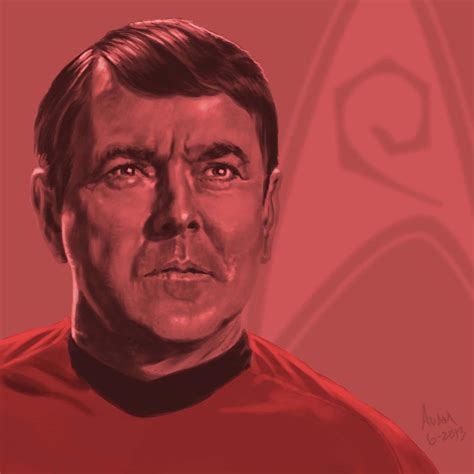 Star Trek Tos Portrait Series 06 Scotty Doohan By Jadamfox On