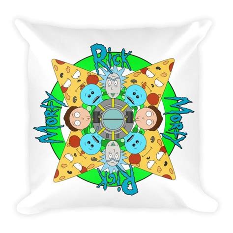 Rick And Morty Mandala Pillow Rick And Morty Mandala Pillows Morty