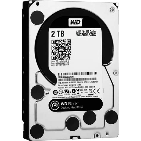 Western Digital Wd Black 2 Tb Sata 6 Gbs64 Mb 7200 Rpm School Locker