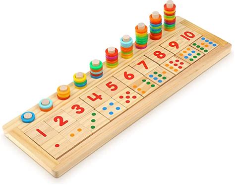 Boxiki Kids Montessori Numbers Number Blocks For Math Counting