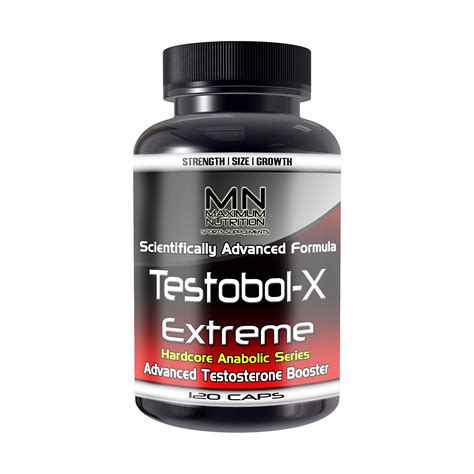 Maximum Nutrition Testobol X Extreme Testosterone Booster Estrogen Blocker 120ct