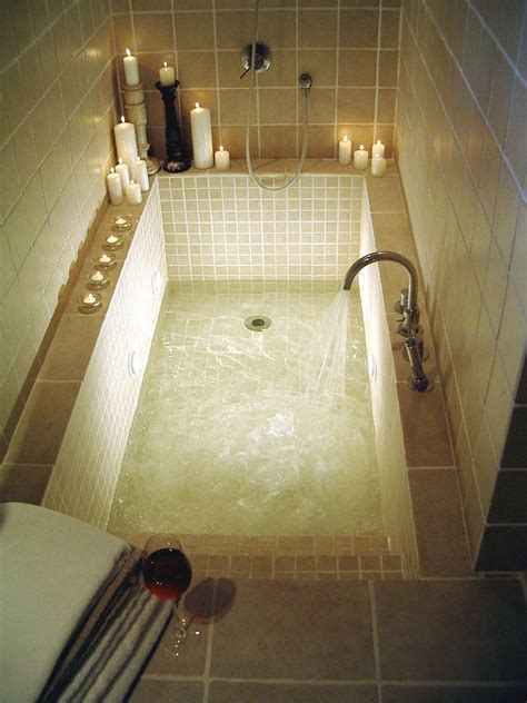 Sunken Bath Love The Idea Of Steps Luxury Bathroom Master Baths