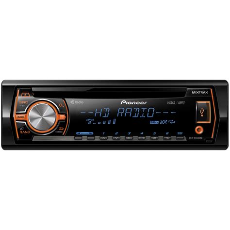 Pioneer Deh X5500hd Mixtrax Cd Mp3 Wma Car Stereo Receiver With Usb Aux
