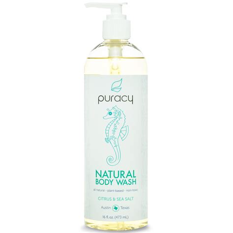 Puracy 100 Natural Body Wash Gluten Free Grain Free