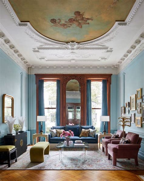 See A Brooklyn Brownstones Colorful Twist On Old School Style