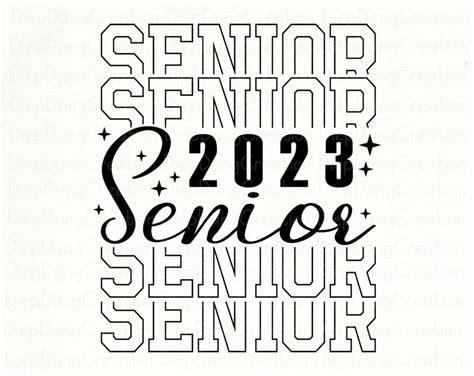 Senior 2023 Svg Class Of 2023 Svg Graduation Svg Senior Etsy