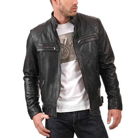 Laverapelle Jackets And Coats Mens Black Genuine Lambskin Leather