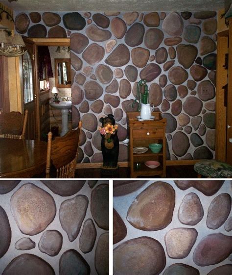 How To Paint Fake Rock Wall Wall Stencils For Painting Faux Rock