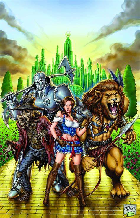 Dorothy And Her Crew Of Misfits Fairytale Fantasies Grimm Fairy