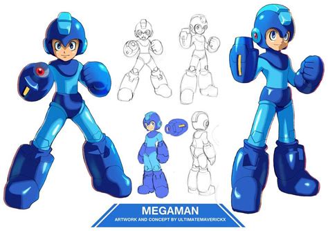 Megaman Umx Style By Ultimatemaverickx On Deviantart Mega Man Art