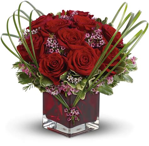 Telefloras Sweet Thoughts Bouquet With Red Roses Teleflora Buy