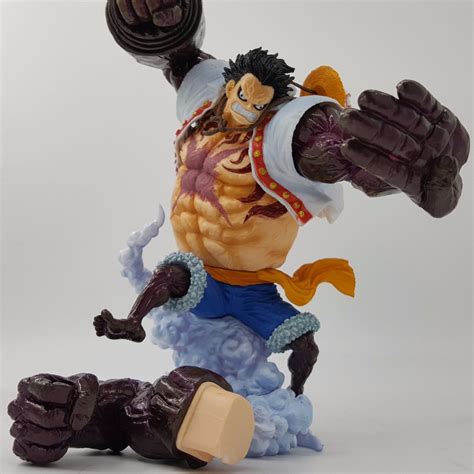 One Piece Action Figure Monkey D Luffy Gear 4 Pvc 200mm Anime One Piece