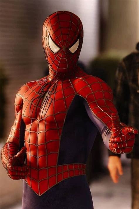 Sam Raimi Suit Spiderman Spiderman Personajes Telaraña De Spiderman