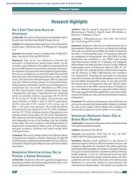Pdf Research Highlights