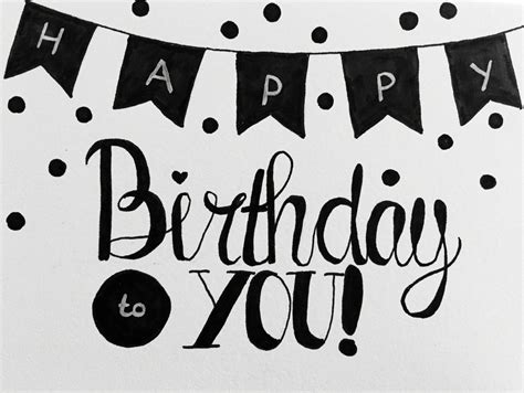 Greeting card text templates isolated on white background. Handlettering - happy birthday | Handlettering zitate ...