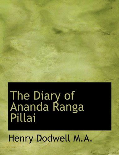 『the Diary Of Ananda Ranga Pillai』｜感想・レビュー 読書メーター