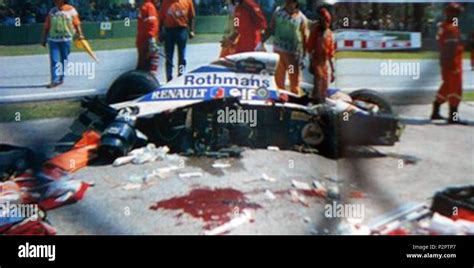 Ayrton Senna Face After Crash
