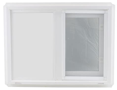 Buy Window 24 Inches X 18 Inches Double Pane Tempered Clear Glass Low E Pvc Frame Horizontal