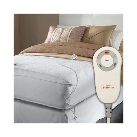 Which model sunbeam mattress pad do you have? Sunbeam Foot Cuddler Warmer Electric Heated Mattress Pad ...