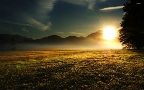 Sunrise over the Mountains wallpaper - Nature wallpapers - #14501
