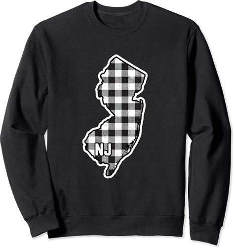 Amazon Com New Jersey Gingham Plaid Style Checkered Nj State Design