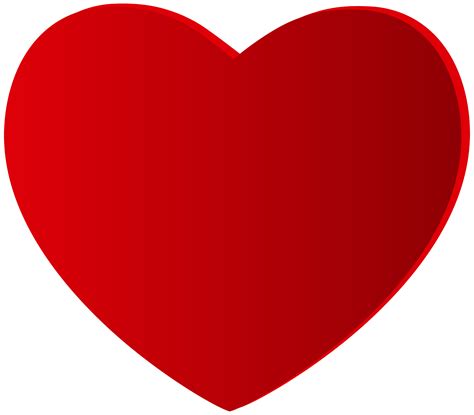 Large Red Heart Png Clipart Realistic Heart Clipart Stunning Free The