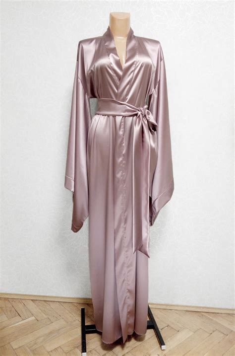mulberry silk kimono robe pink silk robe long satin robe etsy australia silk robe long silk