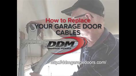 The cable on your garage door is an important safety feature that you must have. How to Replace Your Garage Door Cables - YouTube