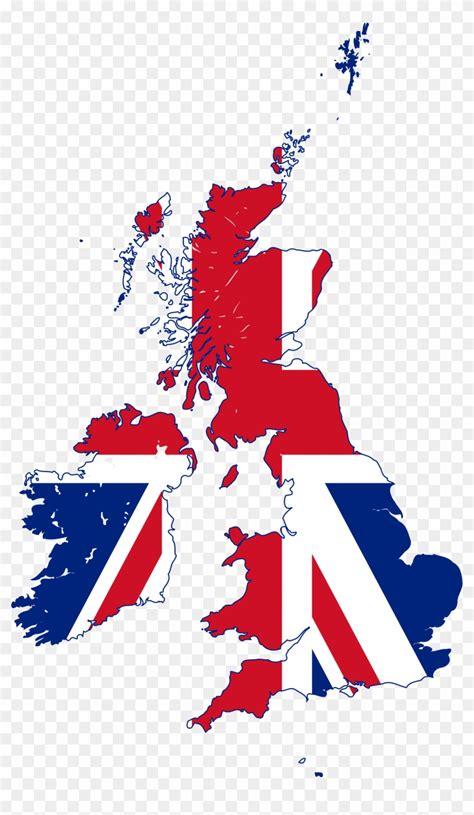 Go To Image United Kingdom Of Great Britain And Ireland Flag Map Hd