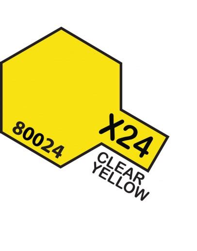 Tamiya Enamel Paint X 24 Clear Yellow