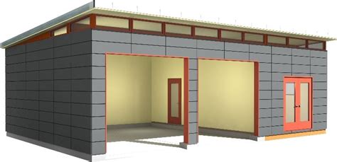 28′ x 36′ garage with living space. Premade Garages House kit prefab garage | Prefab garage ...