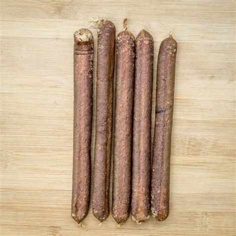 It's naturally rich in many essential nutrients including conjugated linoleic acid, vitamin b and iron. Venison Sausage Dried | Dried Dog Treat | Raw Made Simple