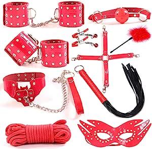 Pareja Bondage Set Cosplay Accesorios Porno Sex Adultos Esposas De Cuero Bdsm Sexual Pet Play