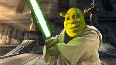 Shrek Will Be A Jedi Youtube