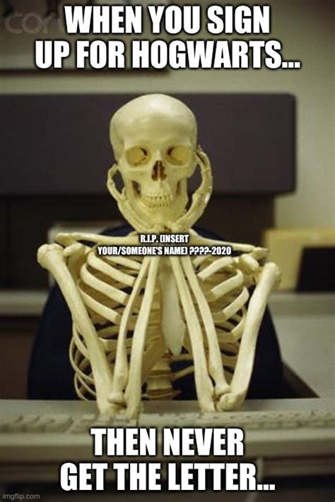 Waiting Skeleton Imgflip