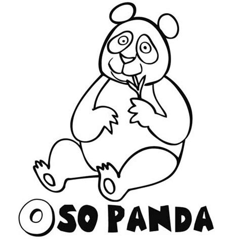 Dibujo Facil Oso Panda Para Colorear Geko Life Riset