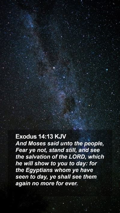 Exodus 1413 Kjv Mobile Phone Wallpaper And Moses Said Unto The
