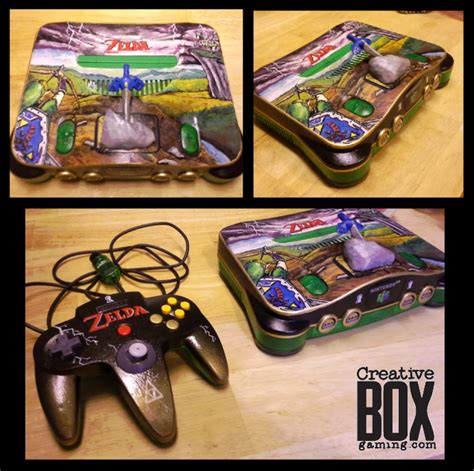 Custom Zelda Nintendo 64 Console By Creativeboxgaming On