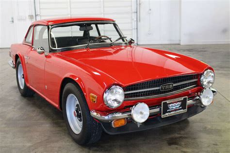 1976 Triumph Tr6 44377 Miles Red Convertible For Sale Photos
