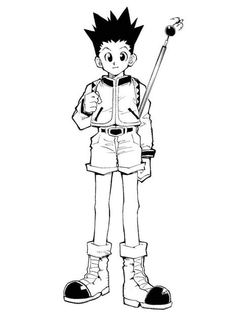 Desenhos De Gon De Hunter X Hunter Para Colorir E Imprimir The Best