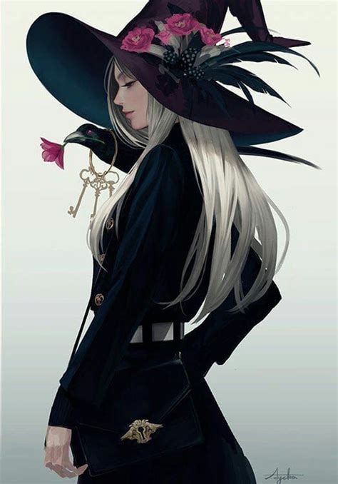 White Hair Witch Witch Art Concept Art Characters Fantasy Character