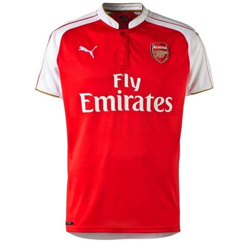 En la parte trasera de la camiseta destaca la presencia de un cañón, el símbolo. Camiseta Arsenal FC primera 2015/16 - Puma - SportingPlus ...