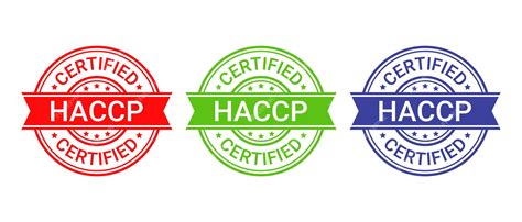 Premium Vector Food Safety System Stamp Haccp Certified Icon Vector