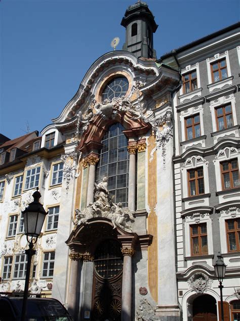 Baroque Architecture Germany Asamkirche Or St John Nepomuk 1733 46
