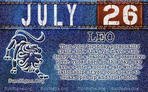 You know what others want to say… July 26 Birthday Horoscope Personality | Sun Signs