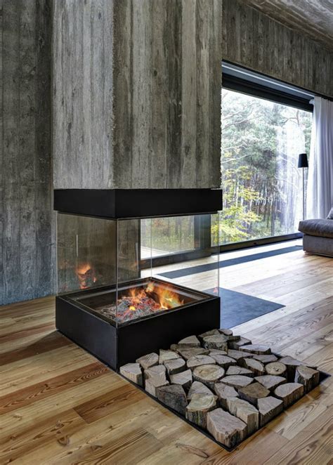 Modern fireplaces offer you the possibility to use them as accent pieces for a space. TOP 20 FIREPLACE Decorating Ideas
