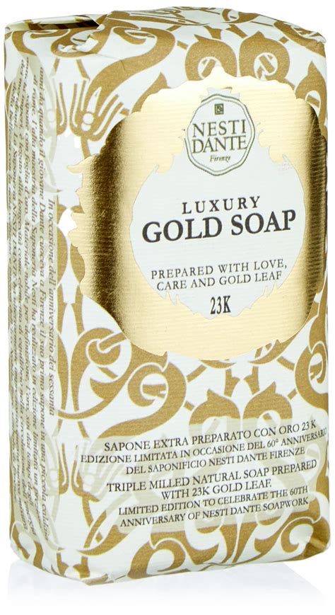 Nesti Dante Nesti Dante 60 Anniversary Luxury Gold Soap With Gold Leaf