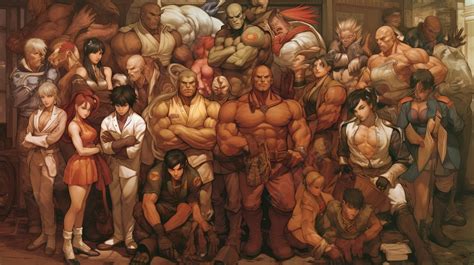 Street Fighter Vii Characters Hd Wallpaper Background Street Fighter